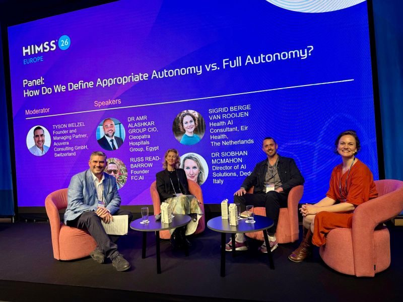 Appropriate vs. Full Autonomy: Acuvera on the HIMSS26 Europe Transformation Stage